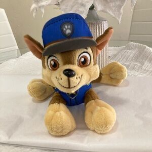 Nickelodeon Paw Patrol Chase Plush Toy Blue Tan Stuffed Animal